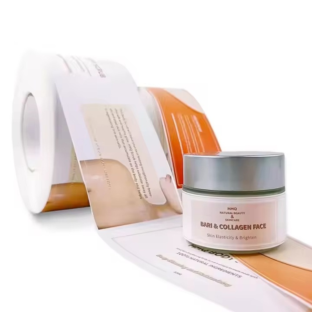 Luxury Skincare Logo - Étiquettes en vinyle de luxe personnalisées