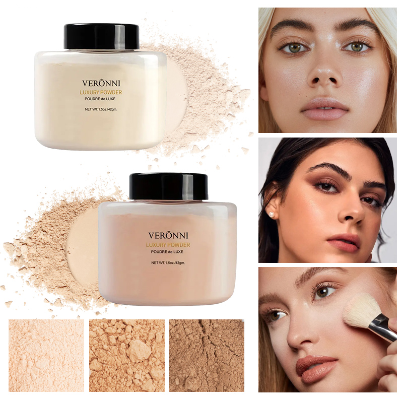 Luxury Skincare Tools - Poudre de luxe 6 couleurs, fond